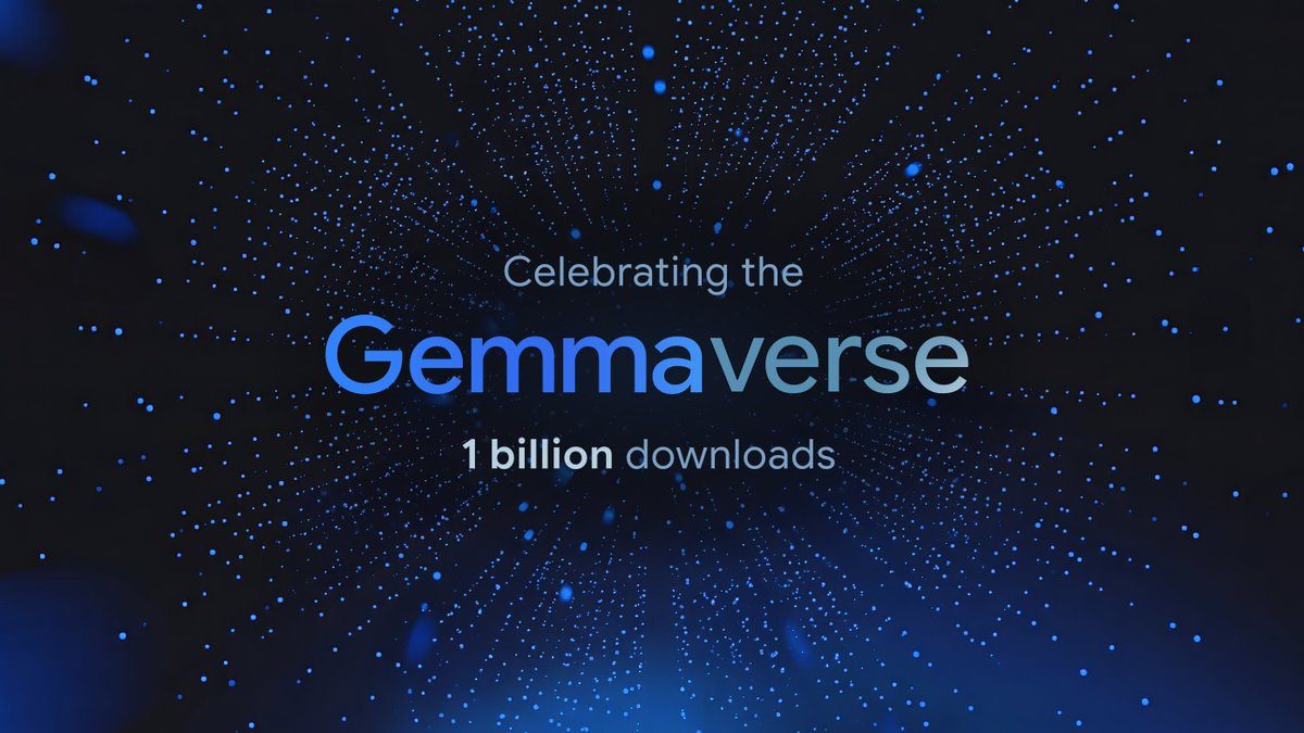 Открытые модели Gemma от Google перешагнули миллиард скачиваний