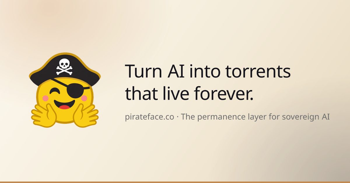 Появился сервис Pirate Face — архив открытых моделей, удалённых из доступа