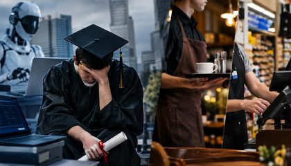 Агенты забрали задачи новичков — ИТ-выпускники в США уходят в официанты
