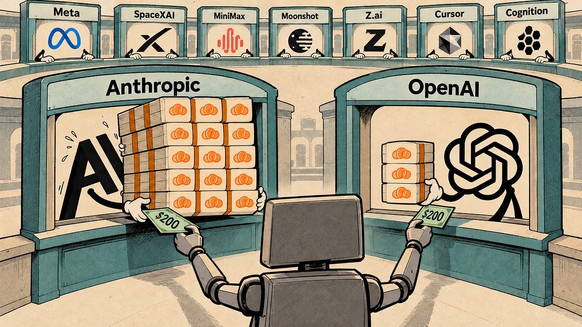 Подписка Anthropic за те же деньги даёт впятеро больше вычислений, чем OpenAI, — SemiAnalysis