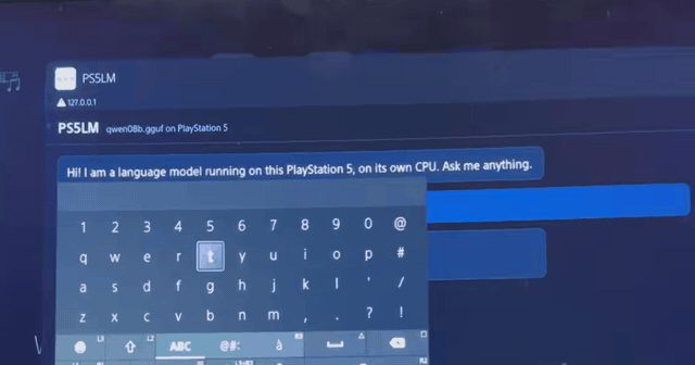 Разработчик запустил языковую модель Qwen на взломанной PlayStation 5