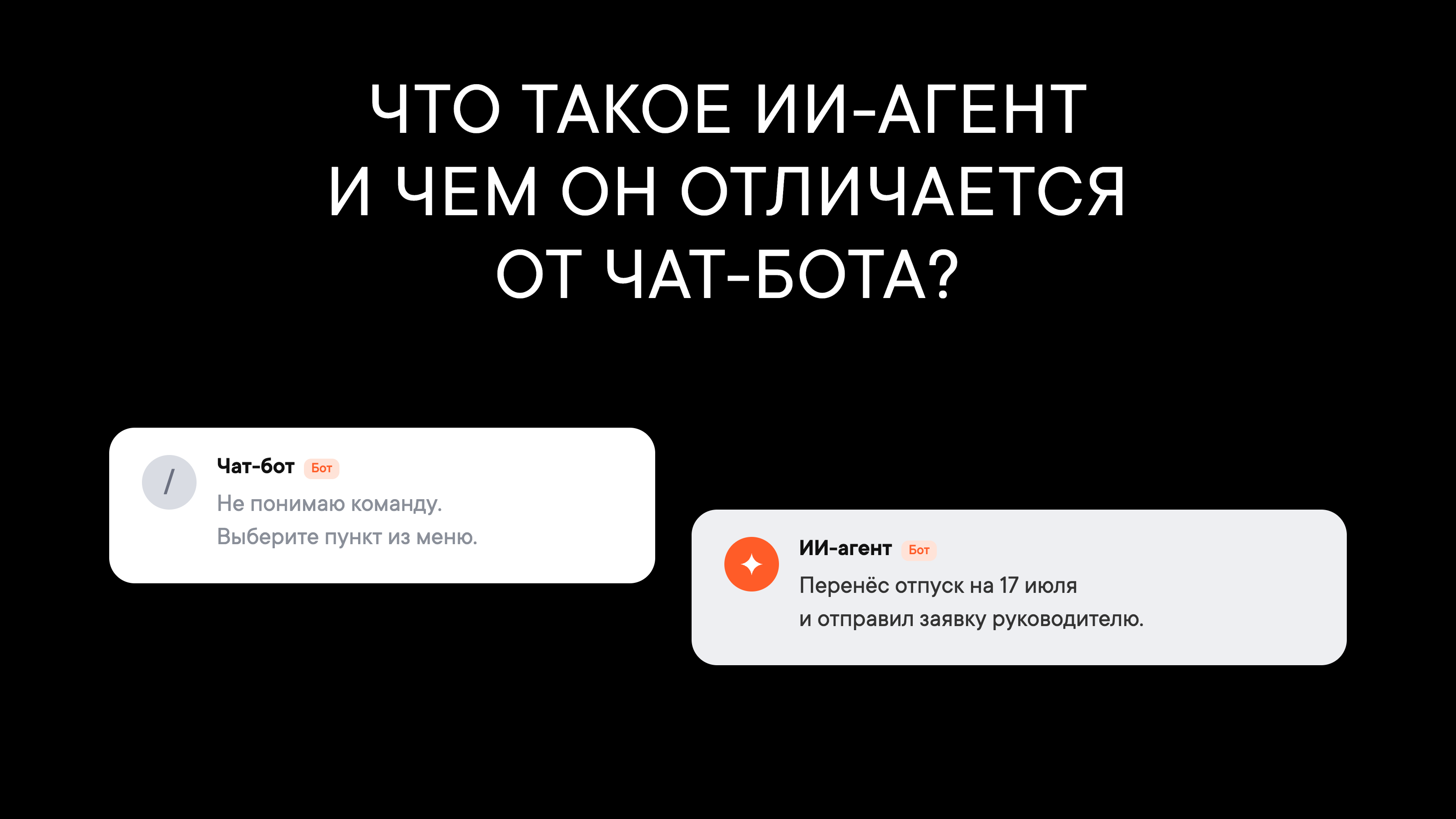 Что такое ИИ-агент и чем он отличается от чат-бота?
