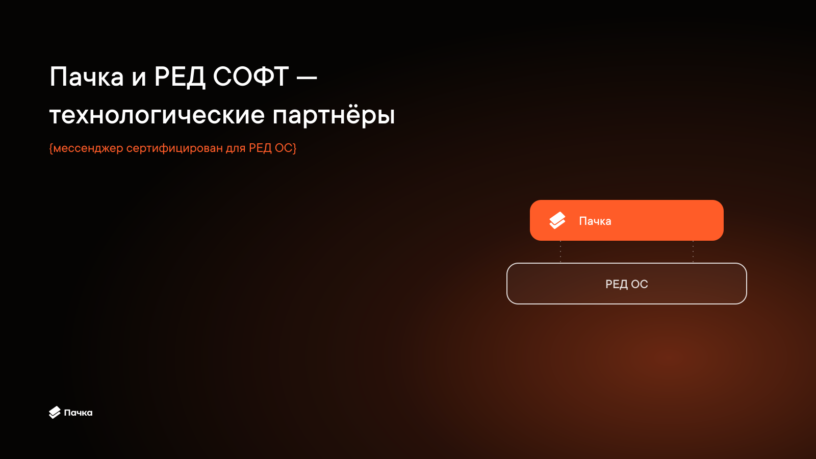Пачка и разработчик РЕД ОС объявили о технологическом партнёрстве