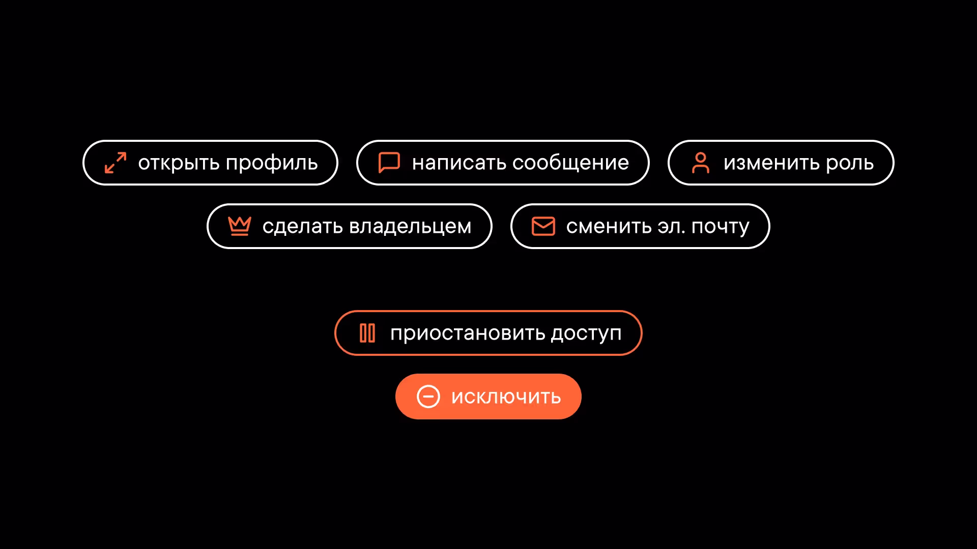 Управление участниками пространств в Пачке