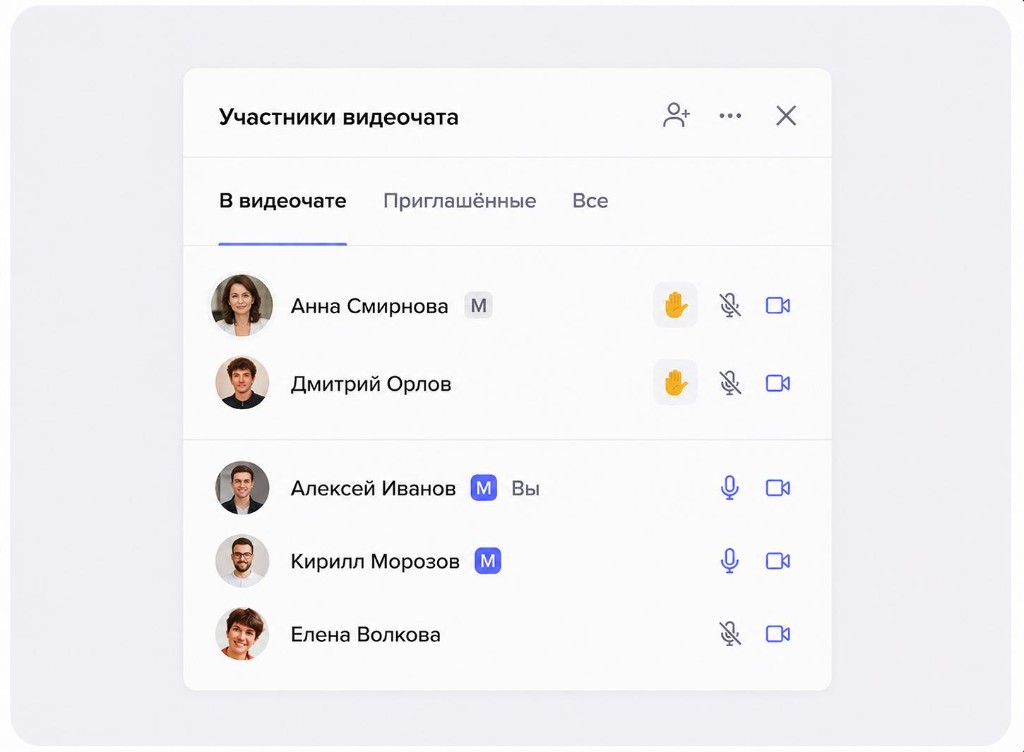 Модерация в видеочатах